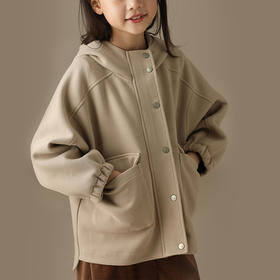 裁缝学苑TG116 男女童重工裁剪图纸儿童新款连帽外套服装纸样板