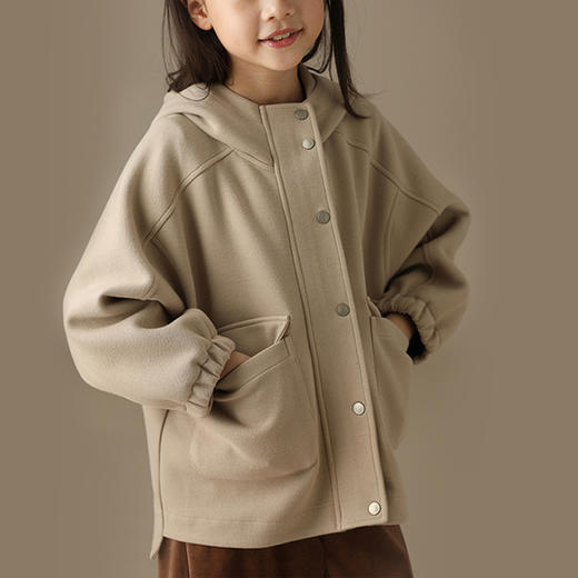 裁缝学苑TG116 男女童重工裁剪图纸儿童新款连帽外套服装纸样板 商品图0