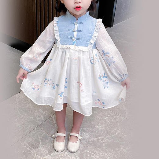 裁缝学苑TG90童装纸样儿童女童连衣裙衣服裙子汉服裁剪图样打版 商品图0