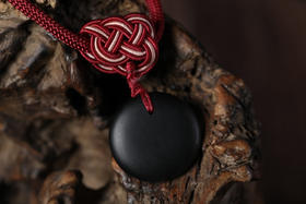 黑色大号精品云子吊坠