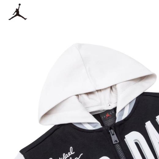 AIR JORDAN耐克男童夹克针织棒球服春新款连帽可拆JD2312015 商品图2