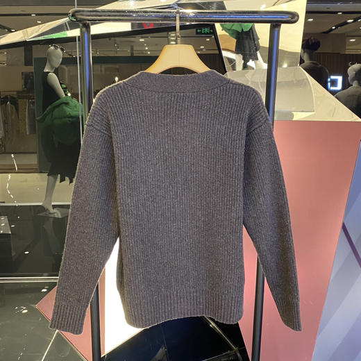 大LOGO刺绣开衫毛衣 商品图3