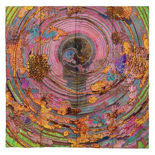 姜淼玫瑰纤维丝巾《正觉No.19》 商品图0