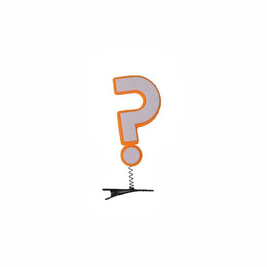 【积分兑换】拾颜问号发卡 商品图2