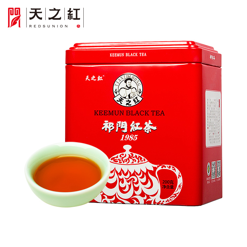 【第2件0元 顺丰包邮】天之红 祁门红茶特二级 1985传统工夫红茶 200g/罐 礼盒装（天猫同款）