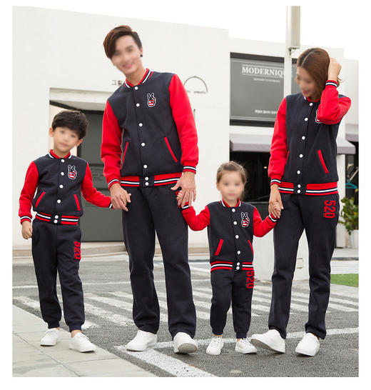 裁缝学苑 QZ13棒球服外套亲子装1:1实物服装纸样剪裁图纸牛皮纸样 商品图5