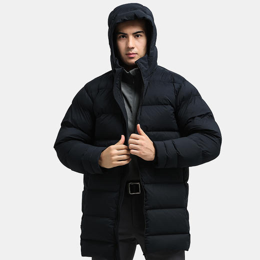 鹰爪行动鲲鹏中长款羽绒服850蓬白鹅绒男士户外连帽羽绒服 商品图3