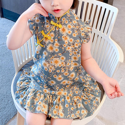 裁缝学苑TG102 改良儿童旗袍纸样女童连衣裙童装衣服裙子打版裁剪 商品图3