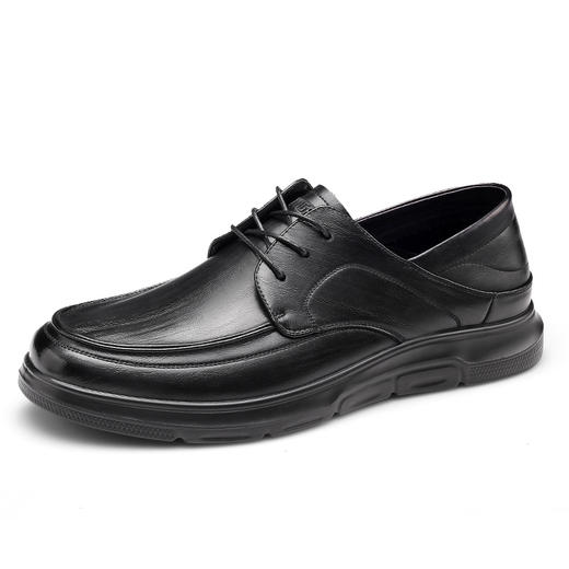 强人3515男加大码皮鞋45特大码46商务休闲47大号商务休闲系带单鞋 商品图6