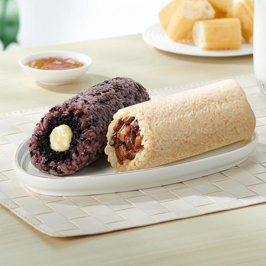 【顺丰冷链包邮】五芳斋 爆料饭团速冻饭团组合(卤肉饭团/奥奥奶酪/腊味香肠风味饭团)150克*6只 商品图2