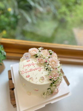 鲜花奶油蛋糕 下单前请仔细阅读商品详情