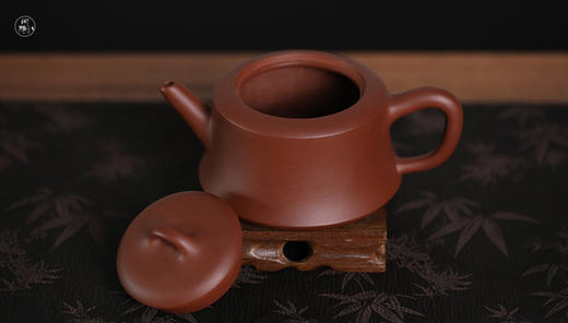 应书良鱼罩 红皮龙 纯手工紫砂壶 150ml 商品图4