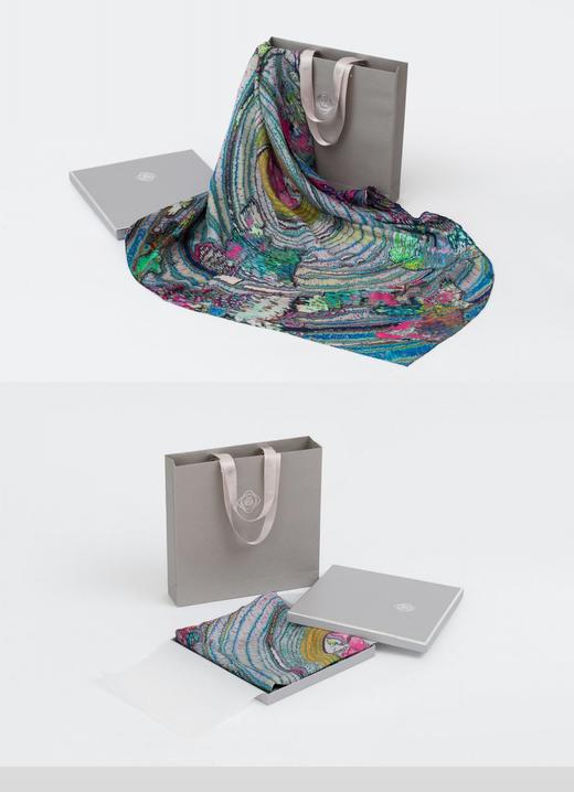 姜淼玫瑰纤维丝巾《基始之轮回》 商品图1