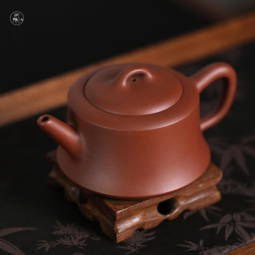 应书良鱼罩 红皮龙 纯手工紫砂壶 150ml 商品图0