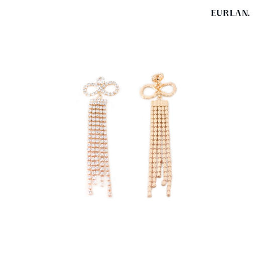 2023春夏流行新款耳环-蝴蝶结流苏款 商品图1