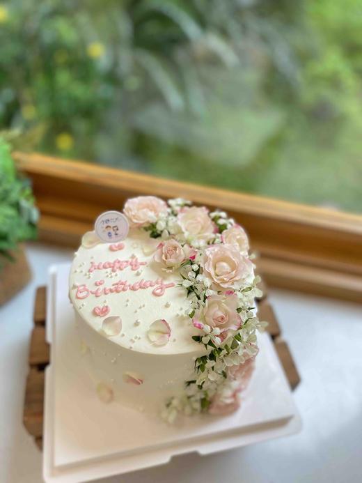 鲜花奶油蛋糕 下单前请仔细阅读商品详情 商品图1