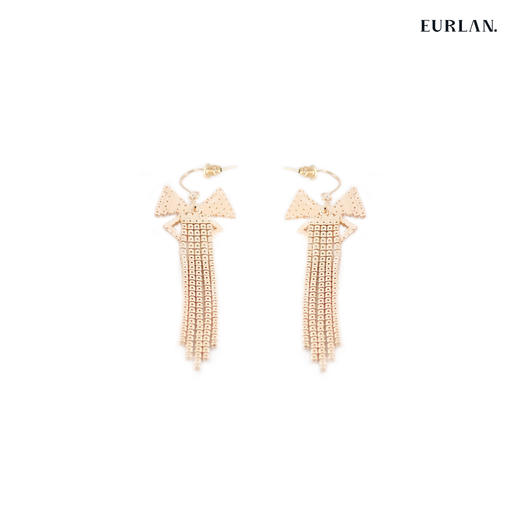 2023春夏流行新款耳环-蝴蝶结流苏款 商品图1