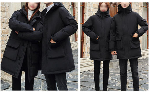 裁缝学苑QZ28 亲子工装 羽绒服纸样女装连帽外套服装打版裁剪图 商品图3