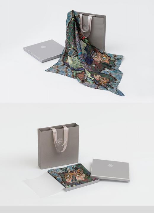 姜淼玫瑰纤维丝巾《瑞 No.16》 商品图1