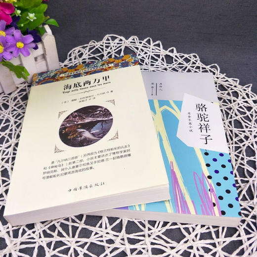 完整版骆驼祥子和海底两万里原著正版初中生七年级下册b读课外书籍读物全套2本套装老舍初一下阅读二万里 商品图1