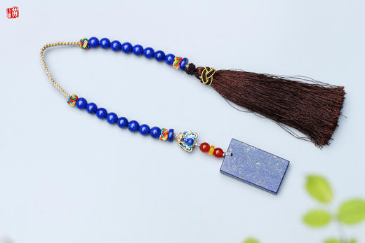 青金石无事牌挂件 商品图1