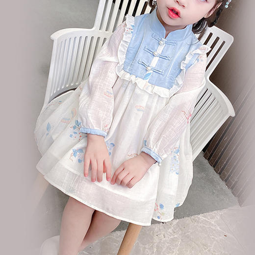 裁缝学苑TG90童装纸样儿童女童连衣裙衣服裙子汉服裁剪图样打版 商品图1