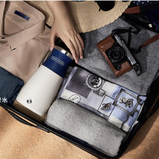 便携式电热水壶蓝色 商品图3