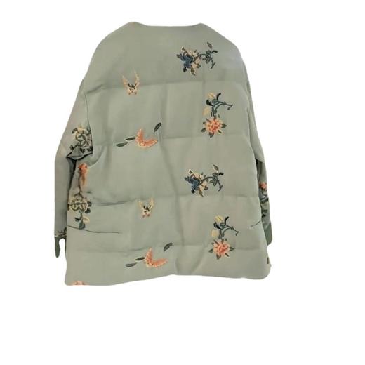 ZYT-新款秋冬季加厚新中式国风中长款外套潮 商品图4