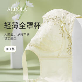 雅黛丽内衣女聚拢大胸显小收副乳全罩杯文胸无钢圈大码调整型胸罩