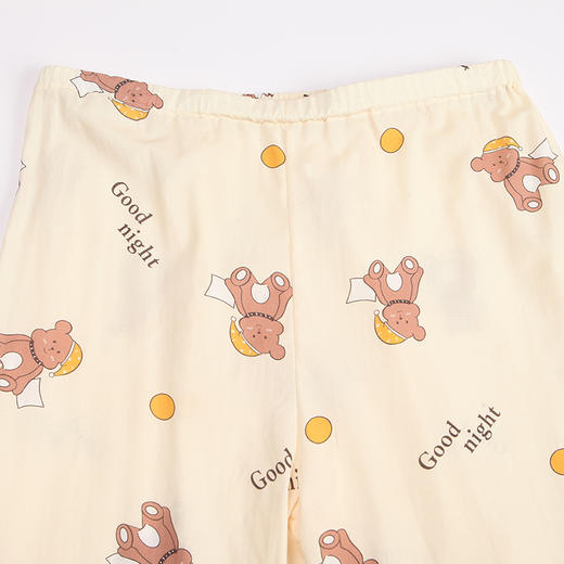 都市丽人梭织人棉薄长袖家居服睡衣LH3CA3 商品图13