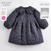 马克珍妮秋冬新款 女童花边大翻领夹棉外套 儿童棉服221588 商品缩略图0