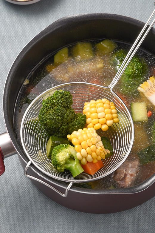 大漏勺 家用捞饺子捞面勺 过滤网火锅漏油炸厨房笊篱 ra06 商品图0