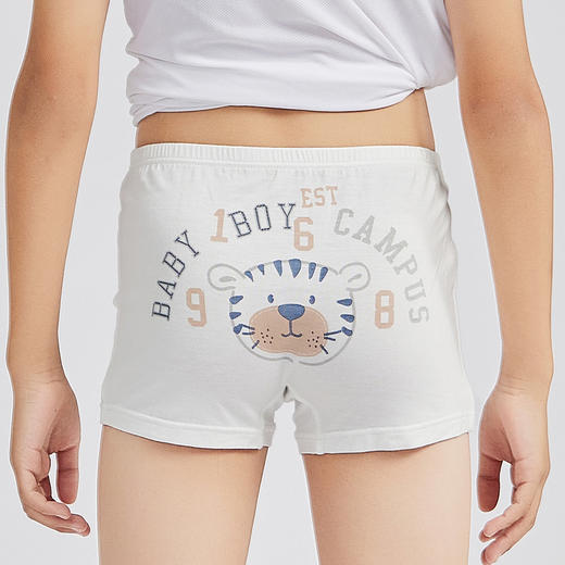 都市丽人基础系列人棉平角裤童装内裤JK3B02 商品图2