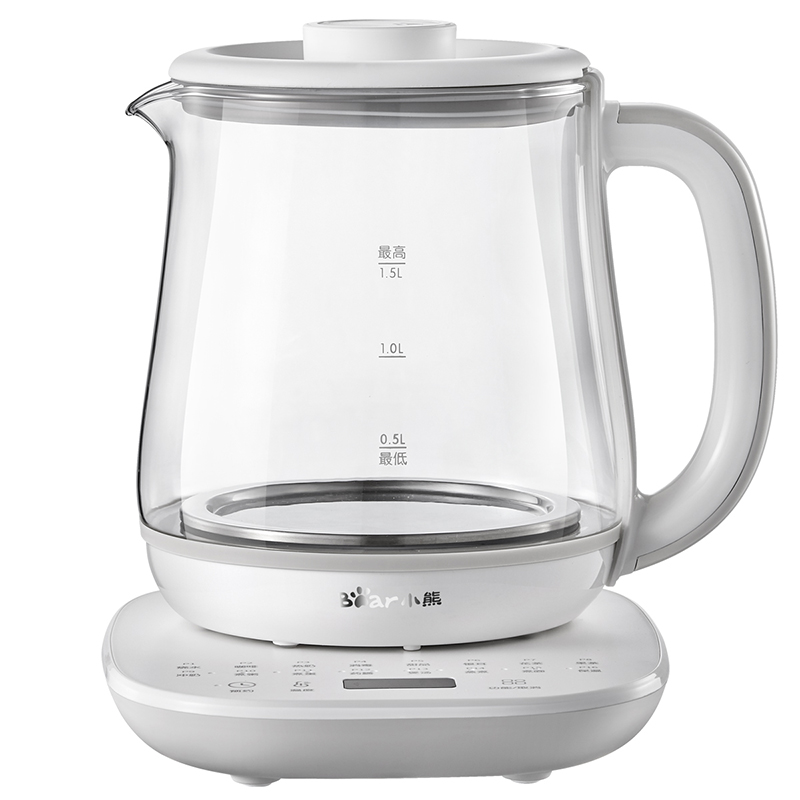 【小程序】小熊养生壶 YSH-D15V7 白色 无滤网 玻璃壶身