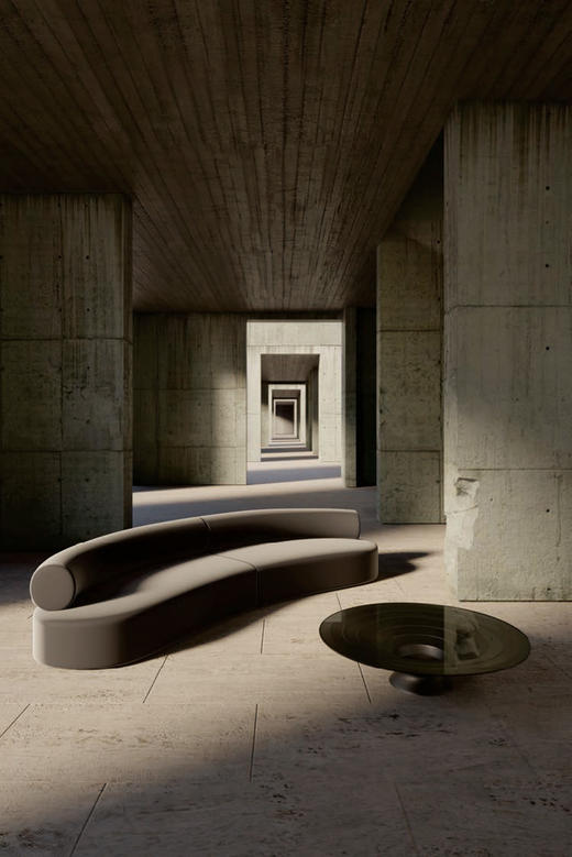 Prague布拉格 弧形沙发|更多座位，皮布面料可选，详询客服 商品图3