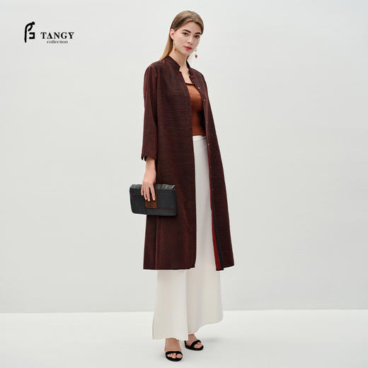 TANGY Collection/天意精品2023春季莨绸连衣裙 商品图0