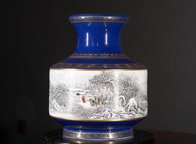 三顾茅庐棋子瓶