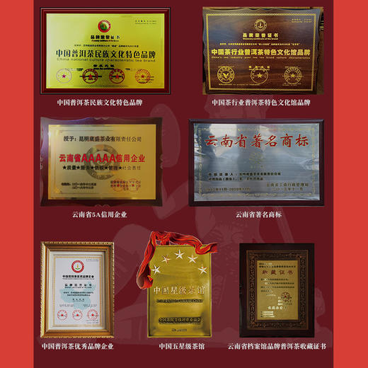 葳盛茶业2023年新春特别分享癸卯兔葳盛七星茶套装2757克 商品图1