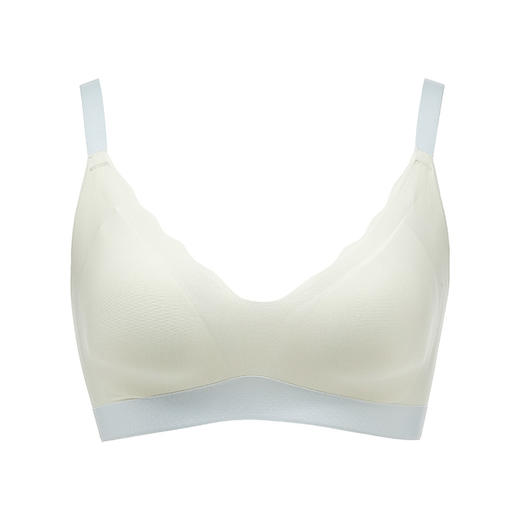 都市丽人少女三步优选内衣无尺码薄3/4杯泳布文胸三排无钢圈BB36C8 商品图6