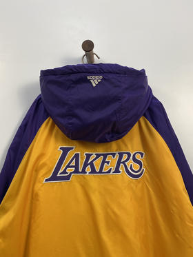 Y2K Vintage adidas 阿迪达斯 NBA 美国职业篮球联赛 棉服 夹棉外套_CTJK(XL)