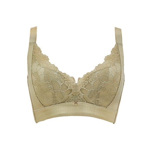 都市丽人美体纤塑调整型内衣BC薄3/4杯蕾丝塑身文胸四排树脂胶圈LJ32A9 商品图4