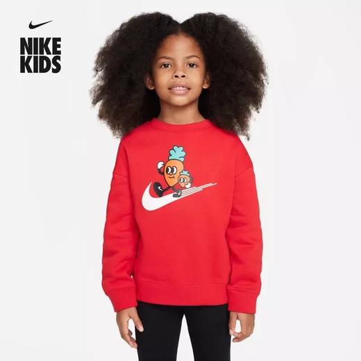 耐克-童衣类（春）G3小童套头无帽卫衣学院红 商品图2