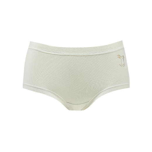 都市丽人基础系列高弹棉平角裤女士内裤新年本命年红品中腰平角裤LK35D1 商品图3