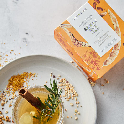 金桂赤小豆芡实茶(代用茶) Osmanthus and Adzuki Bean Gorgon Seed Tea 42g 商品图1