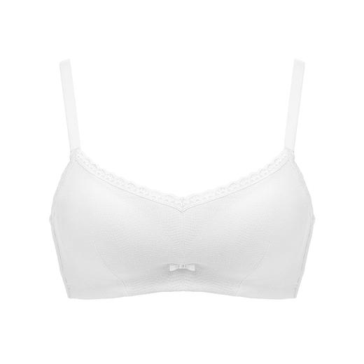 都市丽人少女三步优选内衣AB杯薄3/4杯提花文胸三排无钢圈BB36C7 商品图7