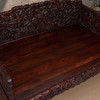 二十世纪 红木透雕荷花纹罗汉床 商品缩略图2