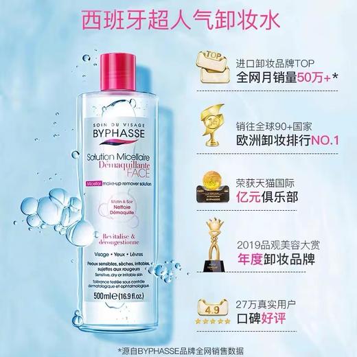 蓓昂斯净颜卸妆水500ml 商品图1