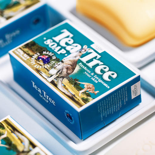 【中欧班列精选】澳洲手工皂 原装进口卡曼丹Country Life(乡间生活)  绵羊油皂洗脸洗澡沐浴天然茶树桉树手工皂 5块装 商品图3