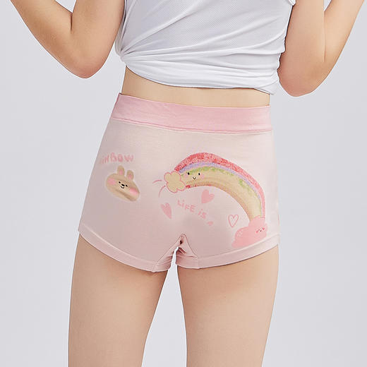 都市丽人时尚系列人棉平角裤童装内裤JK3204 商品图2