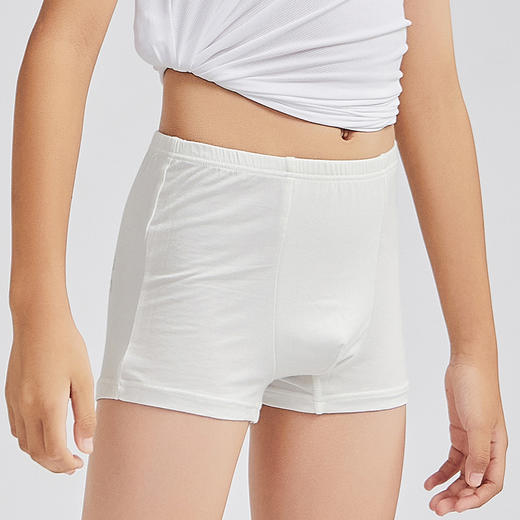 都市丽人基础系列人棉平角裤童装内裤JK3B02 商品图1